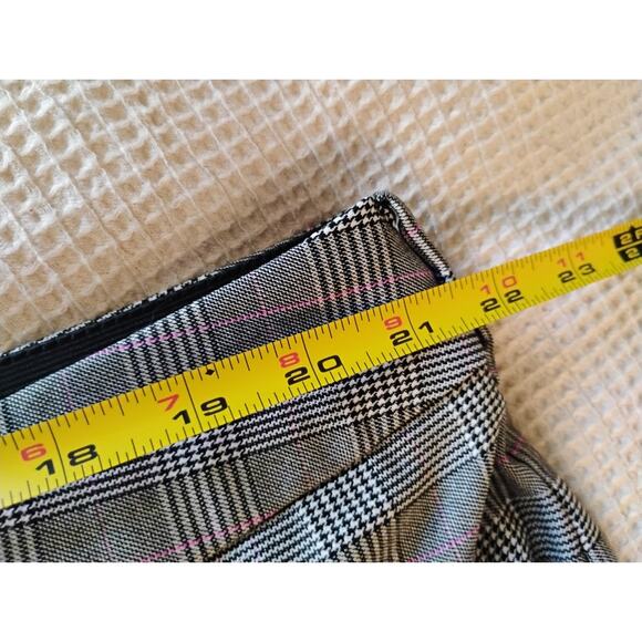 Lane Bryant Size 24 Pink And Gray Checkered Dress Pants. Plus Size. Elastic Wst. - Picture 11 of 16